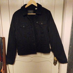 Levis black jean jacket